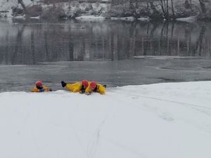 Firefighter Rescue from Ice